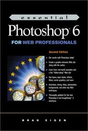 Cover of: Essential Photoshop 6 for Web Professionals (2nd Edition)