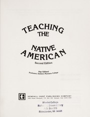 Cover of: Teaching the Native American by Hap Gilliland