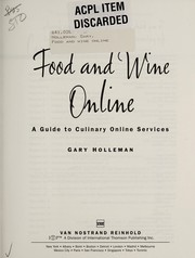 Cover of: Food and wine online by Gary Holleman