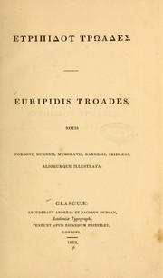 Cover of: Euripidis Troades = by Euripides