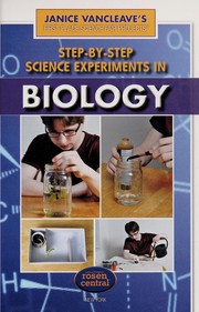 Cover of: Step-by-step science experiments in biology