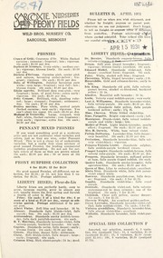 Cover of: Bulletin D, April 1931 | Sarcoxie Nurseries