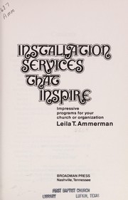 Cover of: Installation services that inspire | Leila Tremaine Ammerman