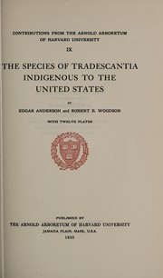 Cover of: The species of Tradescantia indigenous to the United States
