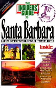 Cover of: The Insiders' Guide to Santa Barbara by Cheryl Crabtree, Karen Bridgers