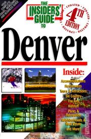 Cover of: Insiders' Guide to Denver