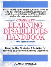 Complete learning disabilities handbook by Joan M. Harwell