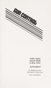 Cover of: Gun control by Ted Gottfried
