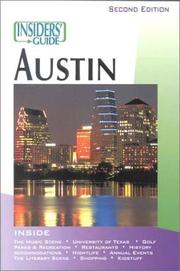 Cover of: Insiders' Guide to Austin by Hilary Hylton, Cam Rossie