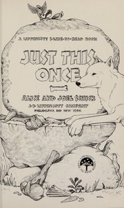 Cover of: Just this once