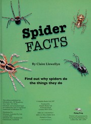 Cover of: Spider facts by Claire Llewellyn