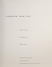 Cover of: Howard Ben Tré by Arthur Coleman Danto