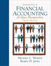 Cover of: Introduction to Financial  Accounting | Michael L. Werner