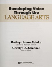 Cover of: Developing voice through the language arts | Kathryn Henn-Reinke