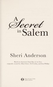 Cover of: A secret in Salem by Sheri Anderson