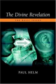 Cover of: The Divine Revelation by Paul Helm
