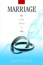 Cover of: Marriage: Sex in the Service of God