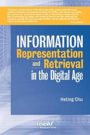 Cover of: Information representation and retrieval in the digital age by Heting Chu
