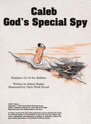 Caleb, God's special spy by Robert Baden