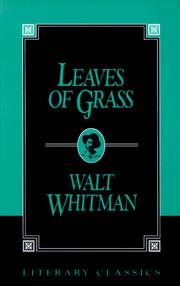 Cover of: Leaves of grass by Walt Whitman