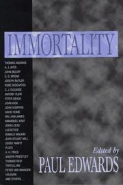 Cover of: Immortality by edited by Paul Edwards.