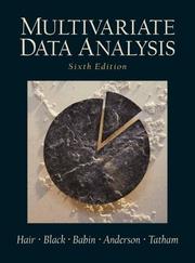 Cover of: Multivariate data analysis by Joseph F. Hair, Jr. ... [et al.].