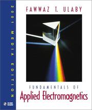 Cover of: Fundamentals of Applied Electromagnetics 2001 Media Edition (With CD-ROM) by Fawwaz Ulaby