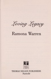 Cover of: Loving legacy | Ramona Warren