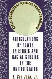 Cover of: Racial Formations/Critical Transformations by E. San Juan, E., Jr. San Juan, Epifanio San Juan, E. San Juan, Epifanio San Juan, E. San Juan