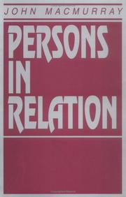 Persons in relation by Macmurray, John