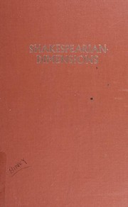 Cover of: Shakespearian dimensions