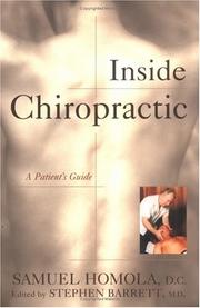 Cover of: Inside Chiropractic: A Patient's Guide (Consumer Health Library)