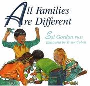 Cover of: All Families Are Different by Sol Gordon