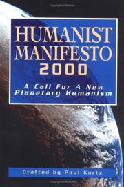 Cover of: Humanist manifesto 2000 by Paul Kurtz