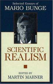 Cover of: Scientific Realism by Martin Mahner
