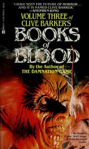 Cover of: Clive Barker's Books of Blood 3 (Clive Barker's Books of Blood) by Clive Barker
