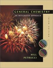 Cover of: General chemistry: an integrated approach
