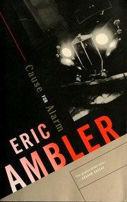 Cover of: Cause for alarm by Eric Ambler