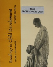 Cover of: Readings in child development | Harry L. Munsinger, J.D., PH.D.