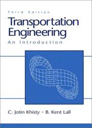 Cover of: Transportation Engineering: An Introduction