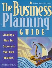 Cover of: The business planning guide by David H. Bangs