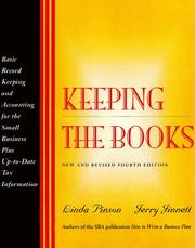 Cover of: Keeping the books by Linda Pinson