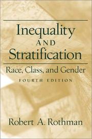 Cover of: Inequality and stratification by Robert A. Rothman