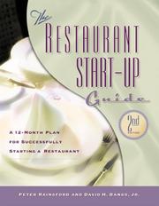 Cover of: Restaurant Start-Up Guide by Peter Rainsford, David H. Bangs, Peter Rainsford, David H. Bangs