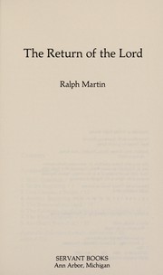 Cover of: The return of the Lord by Ralph Martin
