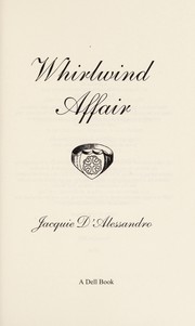 Cover of: Whirlwind affair | Jacquie D