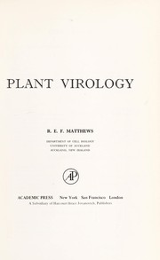 Plant virology by R. E. F. Matthews