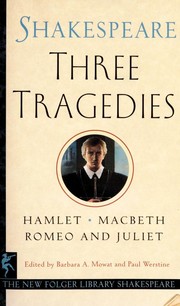 Cover of: Three Tragedies by William Shakespeare