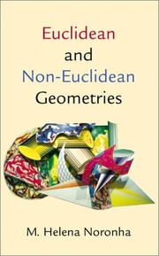 Cover of: Euclidean and Non-Euclidean Geometries