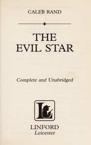 Cover of: The Evil Star | Caleb Rand